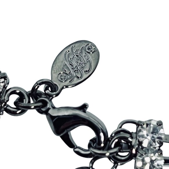 Kirks Folly Silver Tone Aurora Borealis And Clear Rhinestone Collar Necklace (59 - Picture 9 of 10